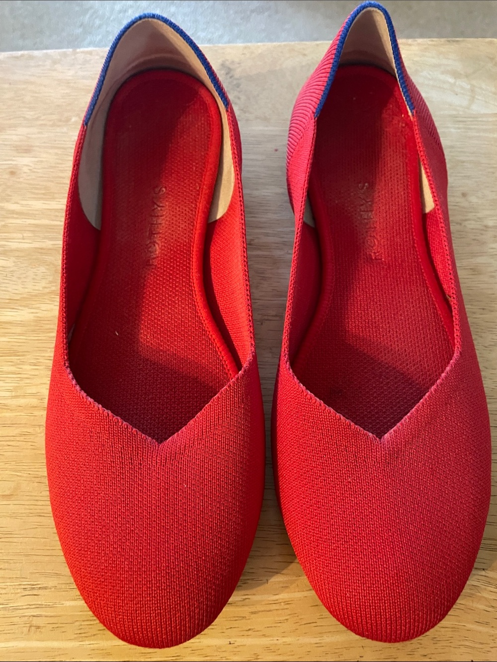 Rothy’s Red Flats